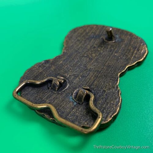 Vintage 70s Butch Cassidy & Sundance Kid Belt Buckle