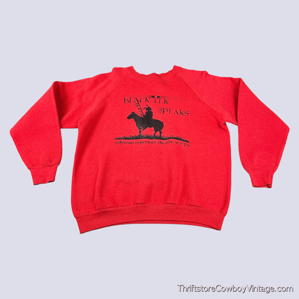 Vintage 90s Black Elk Speaks Sweatshirt MEDIUM