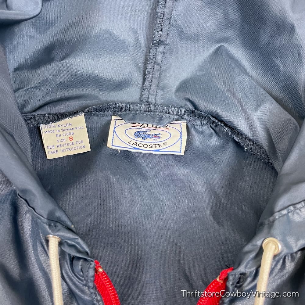 Vintage 80s Izod Lacoste Rain Jacket SMALL