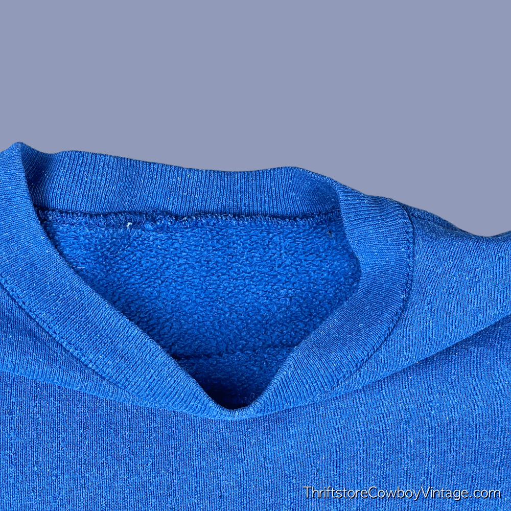 Vintage 80s Chicago Illinois Color Block Sweatshirt MEDIUM