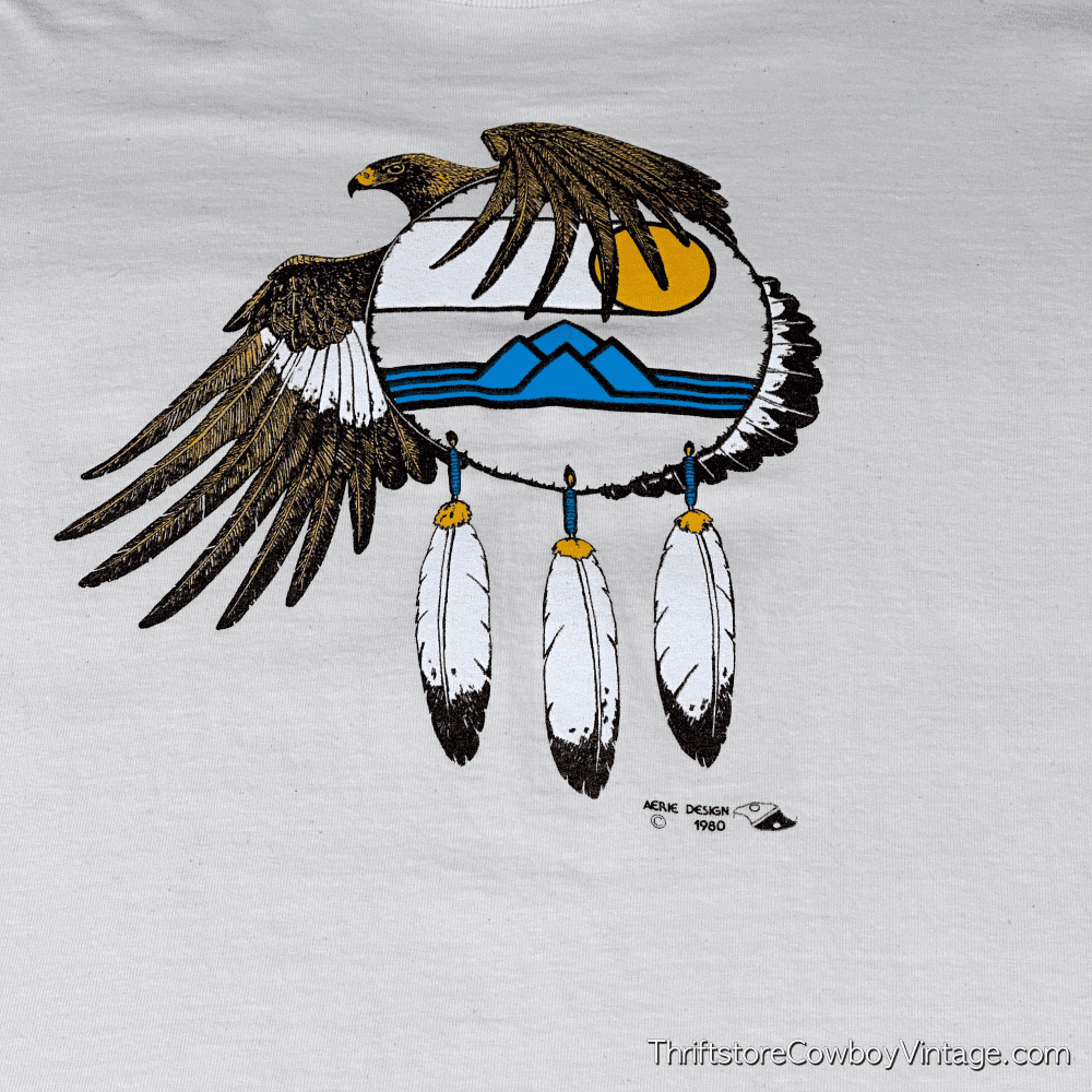 Vintage 80s Eagle Mountain Dreamcatcher T-Shirt MEDIUM