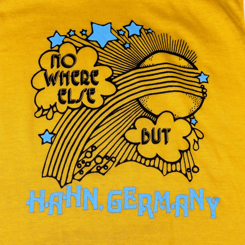Vintage 80s Nowhere Else But Hahn, Germany Jersey T-Shirt MEDIUM