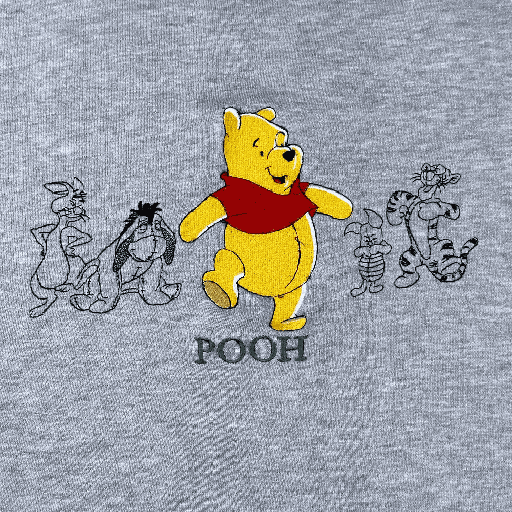Vintage 90s Winnie The Pooh 2 Color Crewneck Sweatshirt MEDIUM