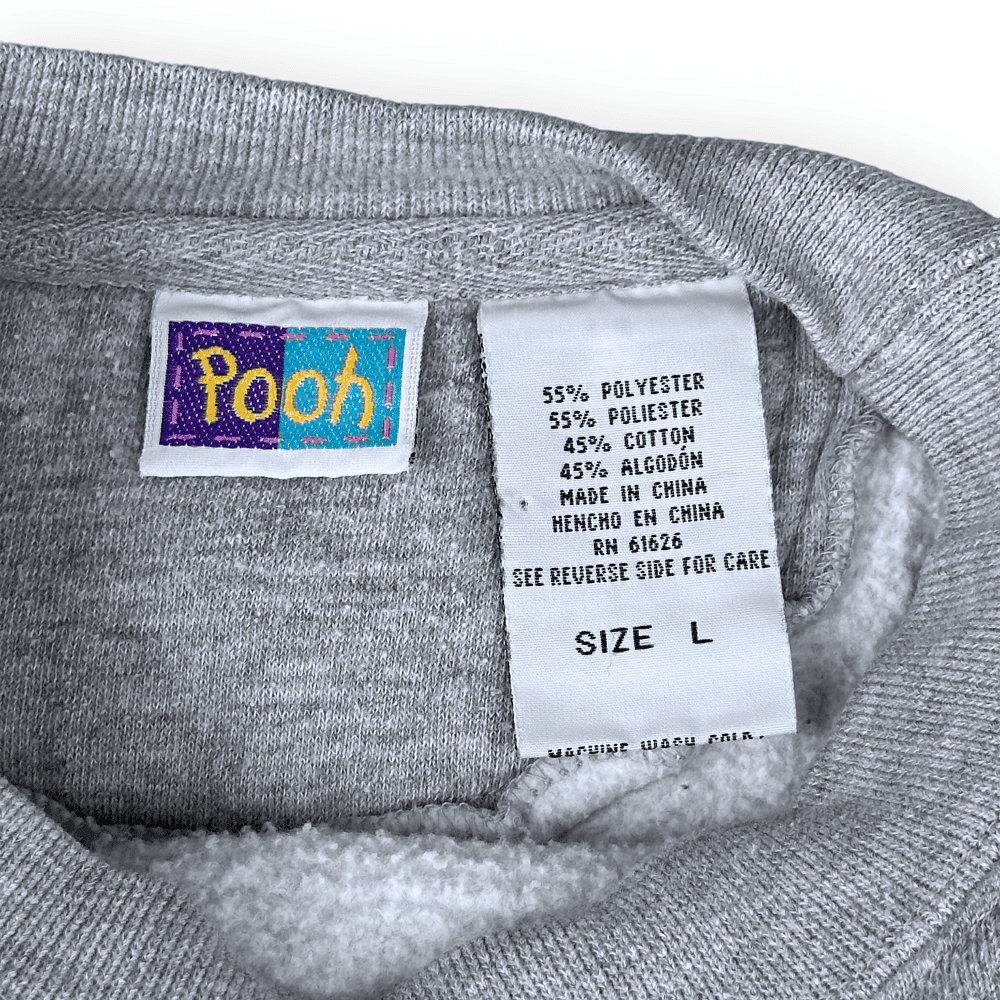 Vintage 90s Winnie The Pooh 2 Color Crewneck Sweatshirt MEDIUM