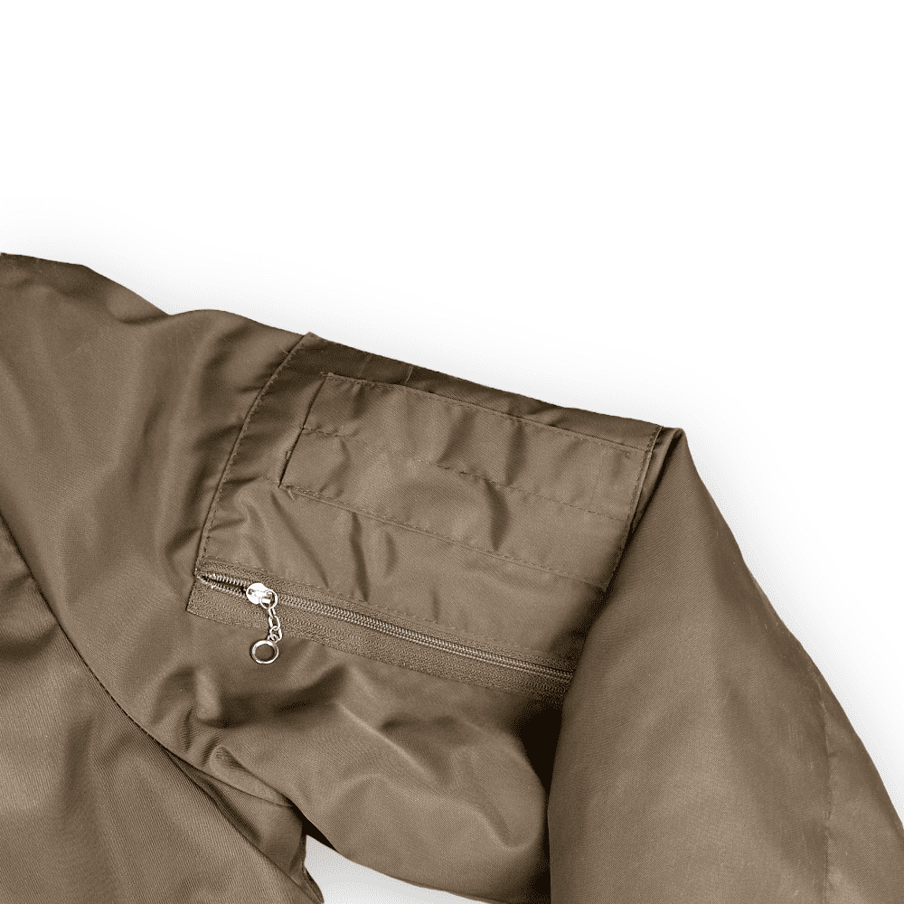 Vintage 80s Sears Work Leisure Shearling Brown Bomber Jacket MEDIUM
