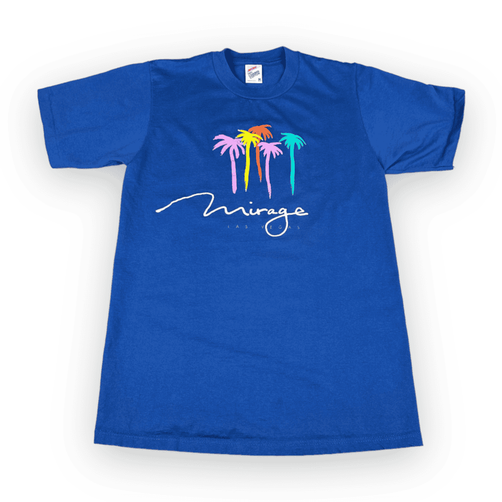 Vintage 90s Mirage Casino Las Vegas T-Shirt SMALL