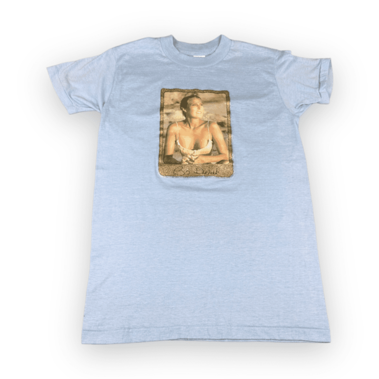 Vintage 70s Bo Derek Iron On T-Shirt SMALL