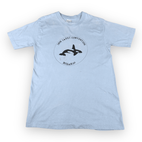 Vintage 70s I.A.P.E.S. Convention Killer Whale T-Shirt EXTRA SMALL