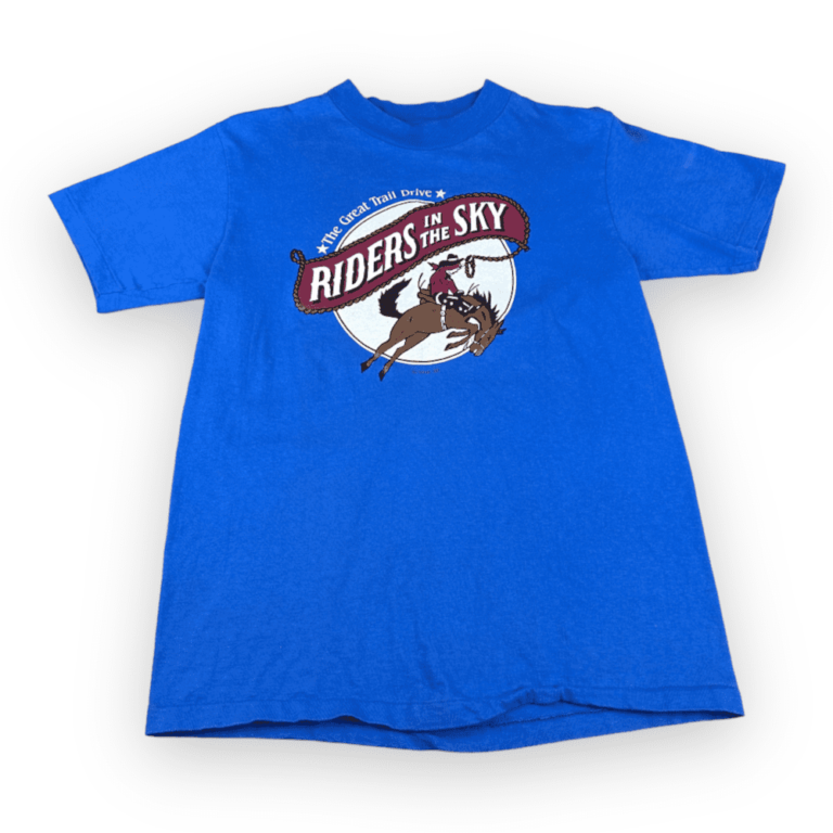 Vintage 80s Riders in the Sky The Great Trail Drive T-Shirt SMALL