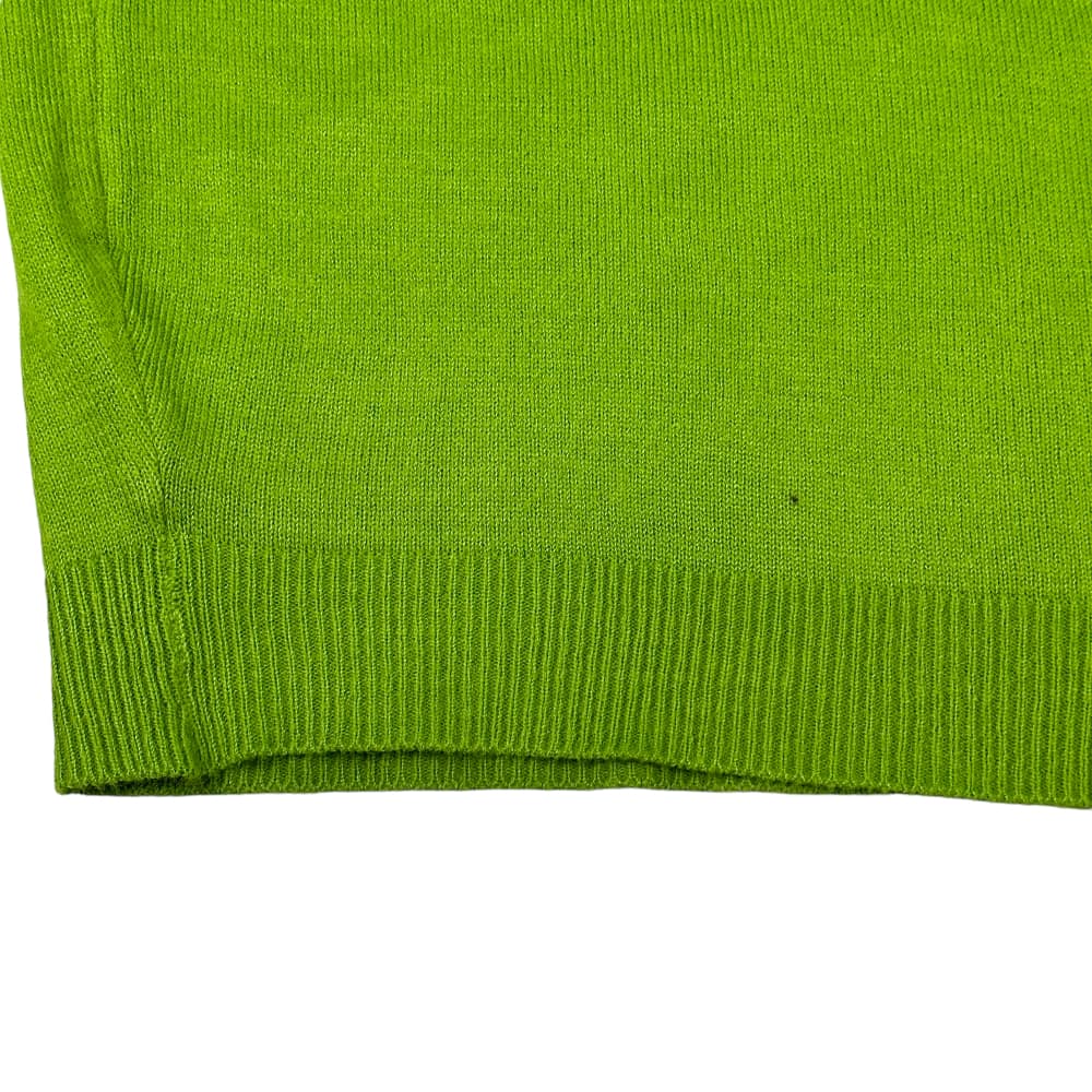 Vintage 60s JC Penney Avocado Green Polo Shirt MEDIUM