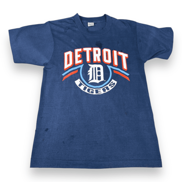 Vintage 80s Detroit Tigers Baseball Team T-Shirt SMALL