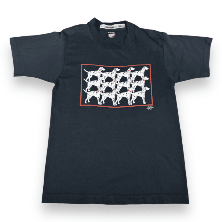 Vintage 80s Dalmatian Dogs T-Shirt SMALL