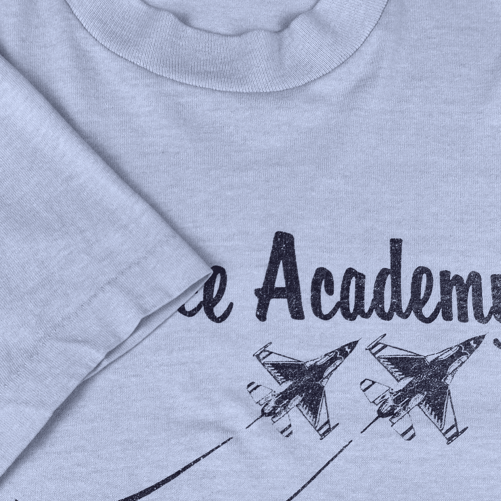 Vintage 80s Air Force Academy Come Fly With Me T-Shirt MEDIUM