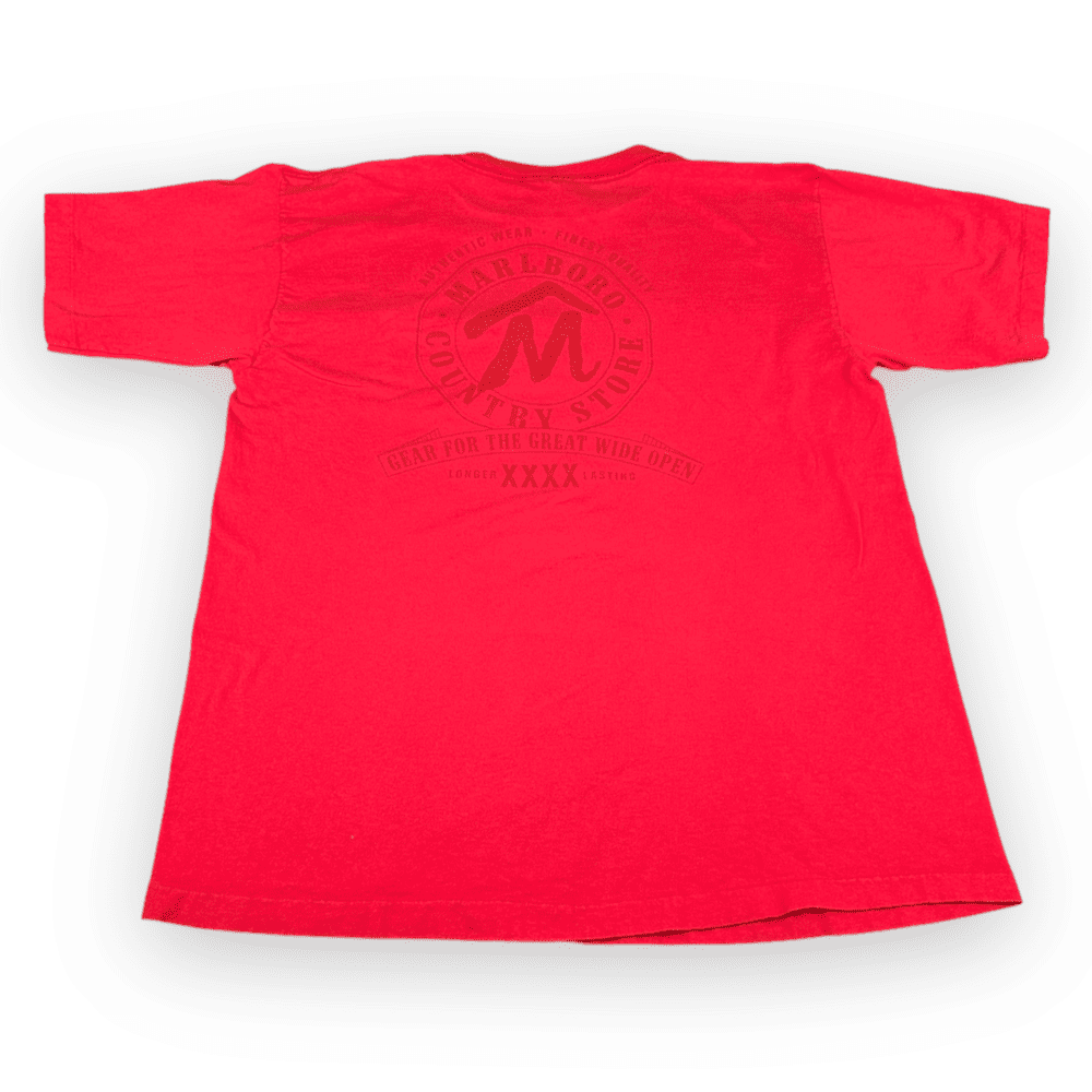Vintage 90s Marlboro Miles Country Store Pocket T-Shirt