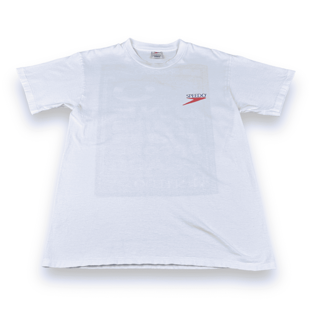 Vintage Speedo Shirt No One Trains for Second Place 90s