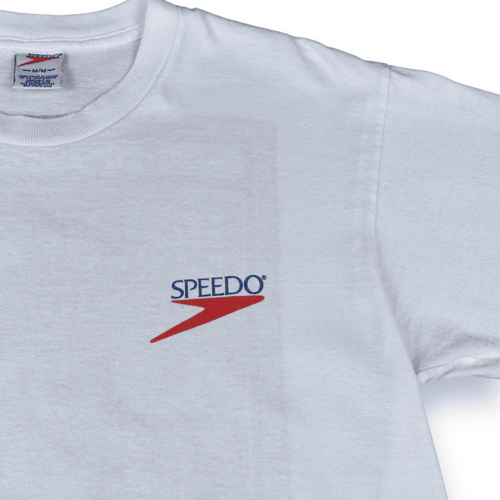 Vintage Speedo Shirt No One Trains for Second Place 90s