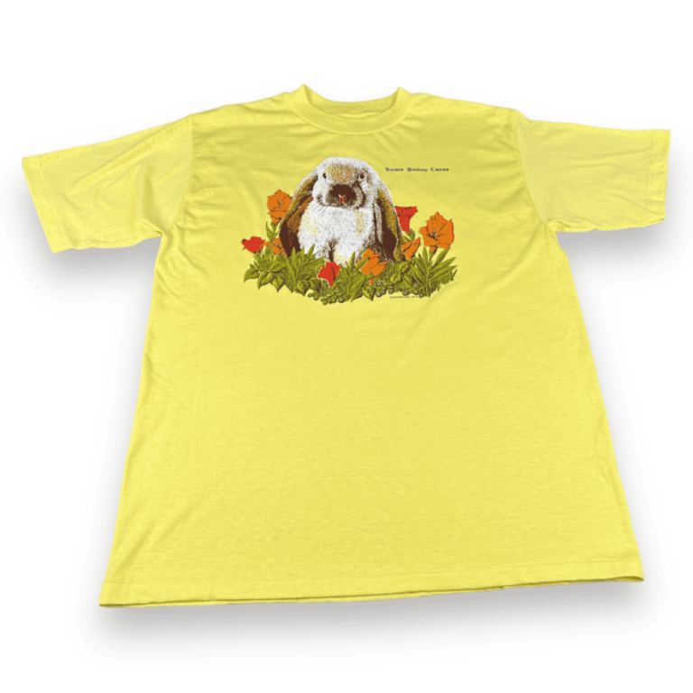 Vintage 80s Some Bunny Cares T-Shirt LARGE