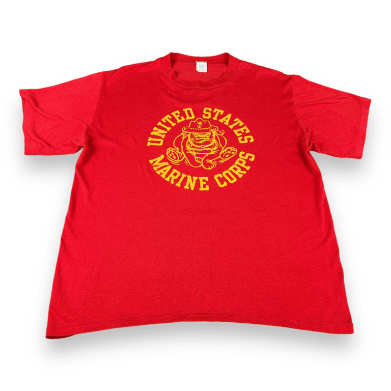 Vintage 80s United States Marine Corps T-Shirt MEDIUM