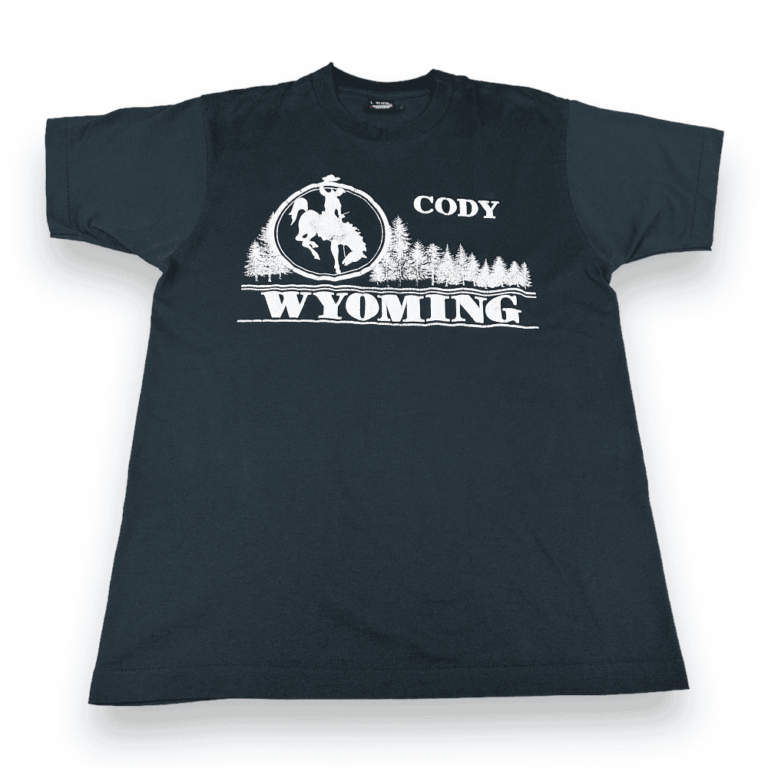 Vintage 80s Cody Wyoming Cowboy T-Shirt MEDIUM
