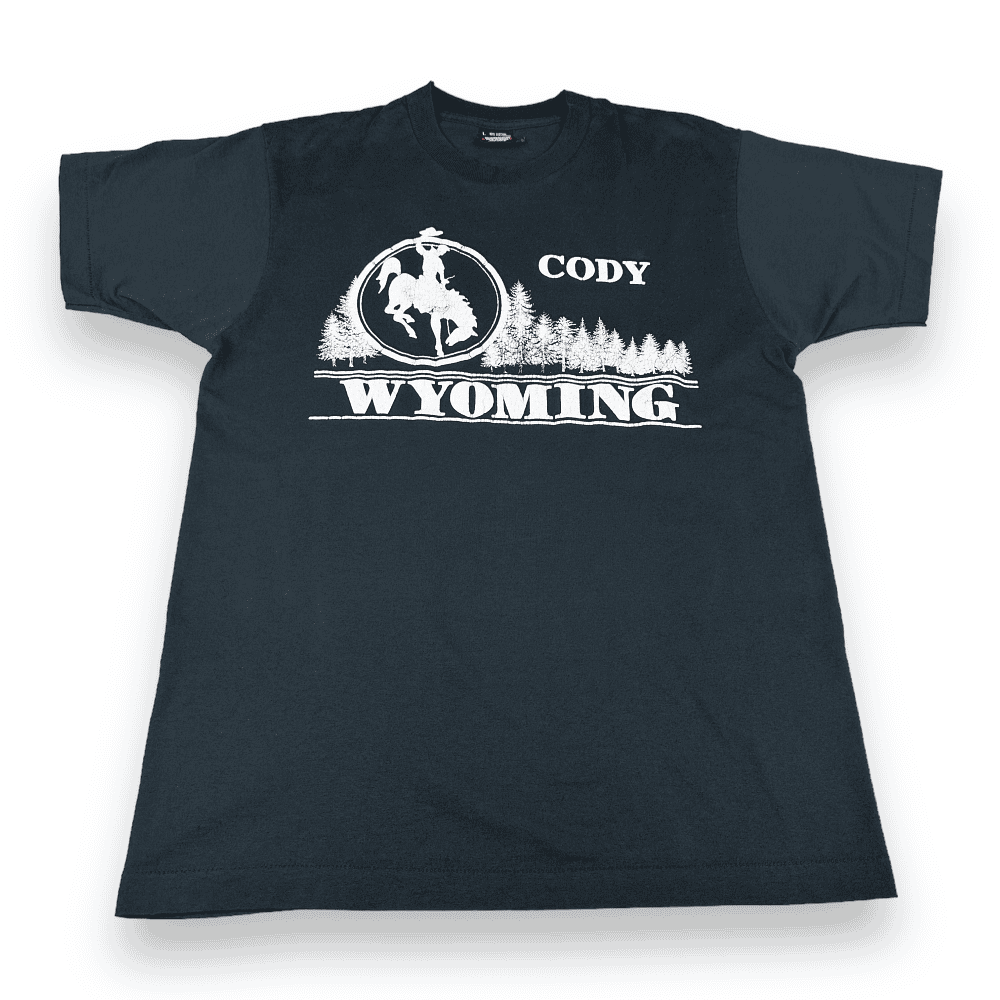 Vintage 80s Cody Wyoming Cowboy T-Shirt MEDIUM
