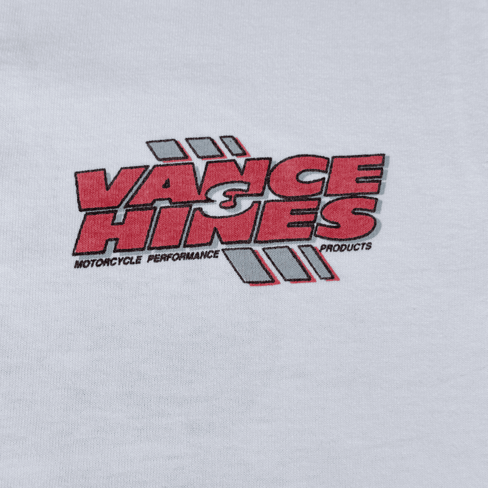 Vintage 80s Vance & Hines Motorcycle Products T-Shirt SMALL