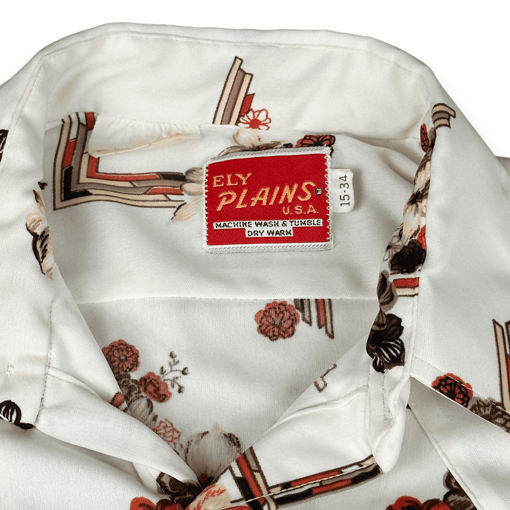 Vintage 70s Ely Plains Pearl Snap Western Shirt SMALL
