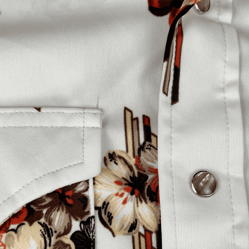 Vintage 70s Ely Plains Pearl Snap Western Shirt SMALL