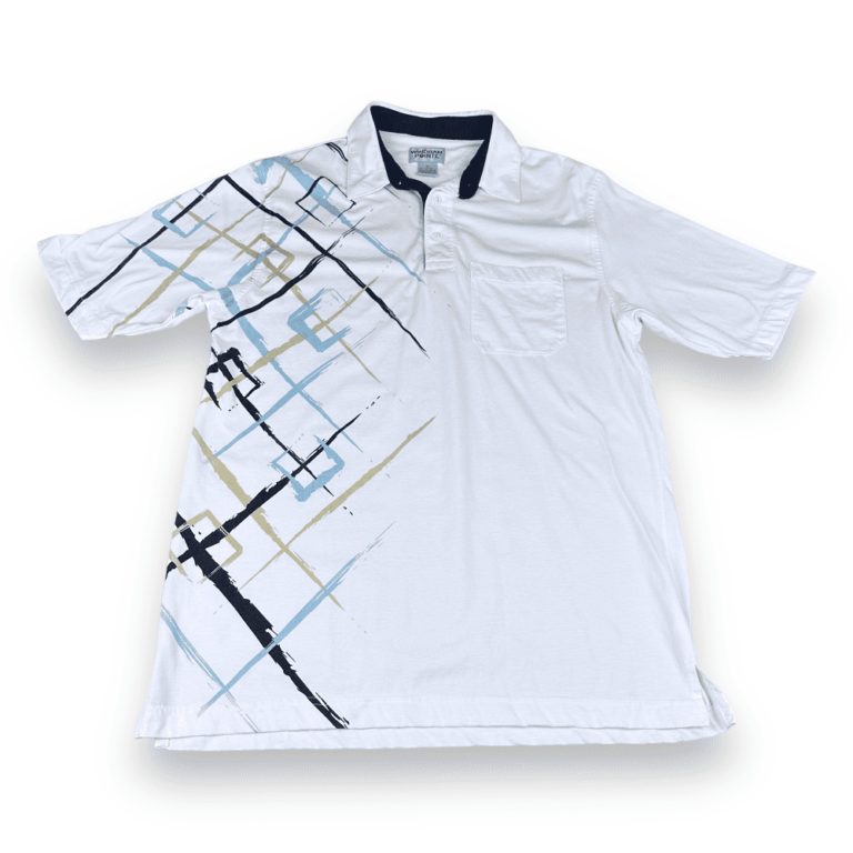 Vintage 90s Windham Pointe Tennis Polo Shirt MEDIUM