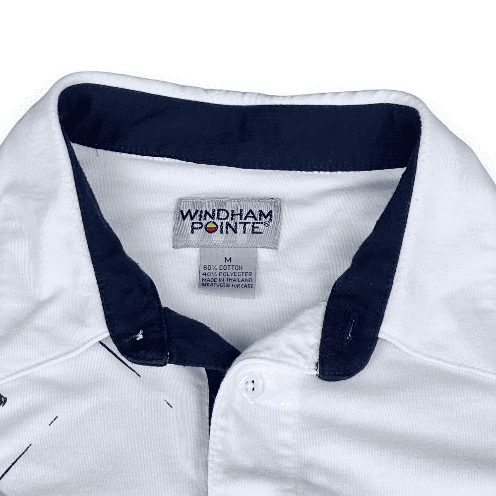 Vintage 90s Windham Pointe Tennis Polo Shirt MEDIUM