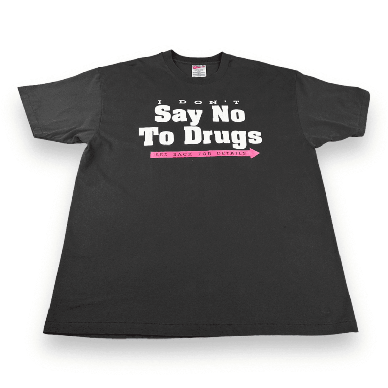 Vintage 90s I Don't Say No To Drugs T-Shirt XL