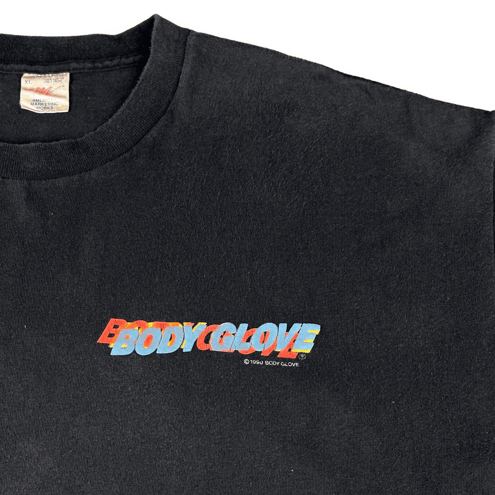 Vintage 90s Body Glove Hand Logo T-Shirt XL