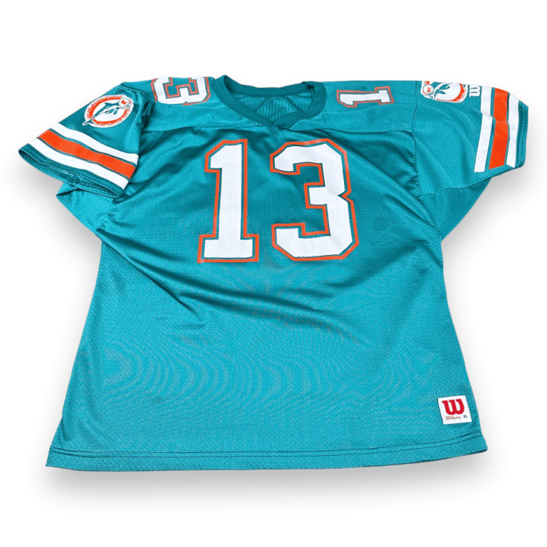 Vintage 90s Wilson Dan Marino Miami Dolphins Jersey #13 MEDIUM/LARGE