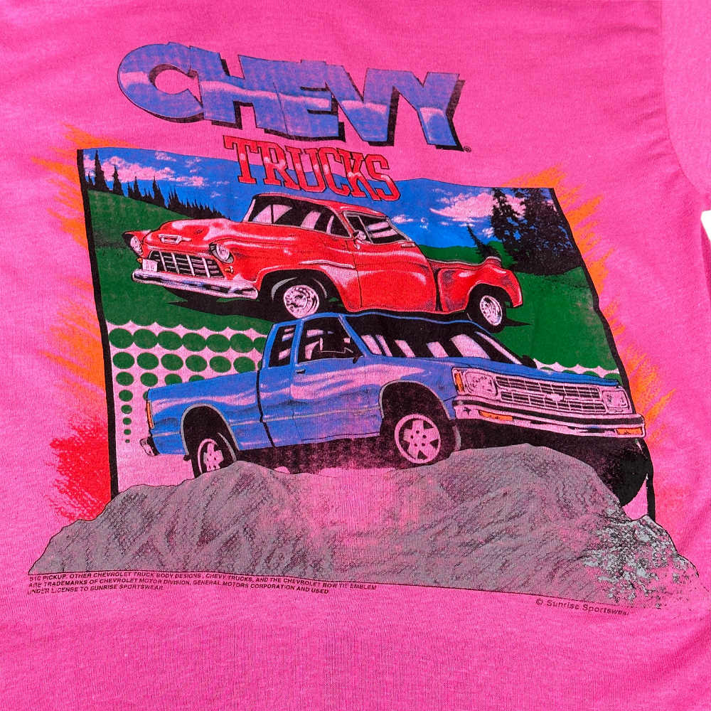 Vintage 90s Chevy Trucks T-Shirt MEDIUM