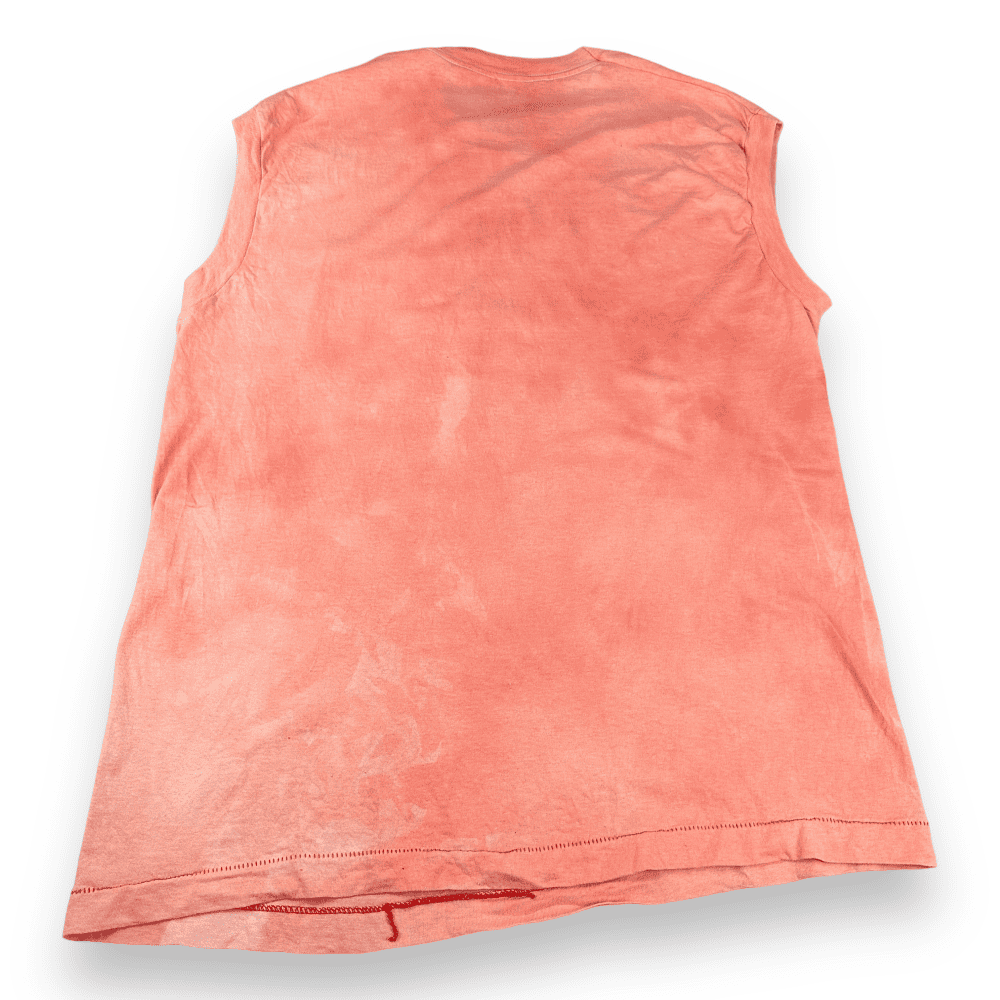 Vintage 80s Pink Floyd Tie Dye Muscle T-Shirt LARGE