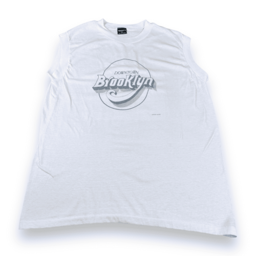 Vintage 80s Downtown Brooklyn Parsons School of Design Muscle T-Shirt LARGE