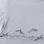 Vintage 90s Port Aransas Texas Leaping Dolphins T-Shirt LARGE