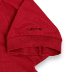 Vintage 80s Levi's Red Polo Shirt MEDIUM