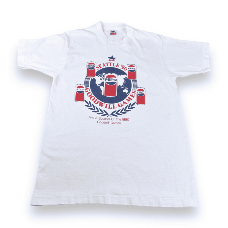Vintage 90s Pepsi Goodwill Games Seattle T-Shirt MEDIUM