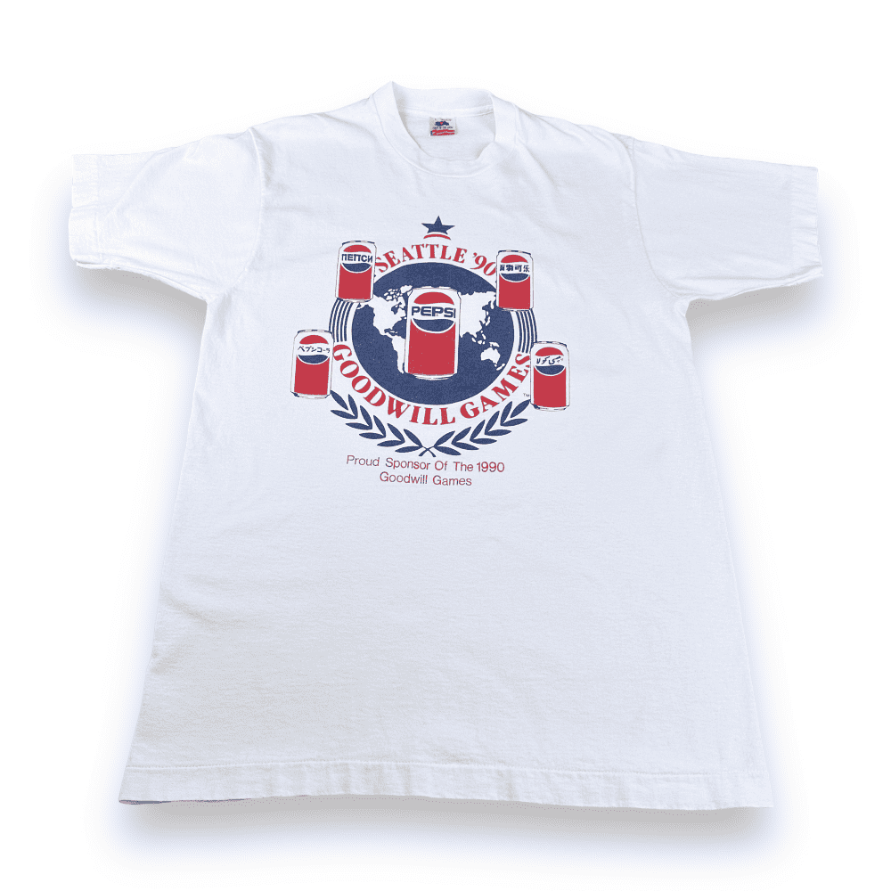 Vintage 90s Pepsi Goodwill Games Seattle T-Shirt MEDIUM