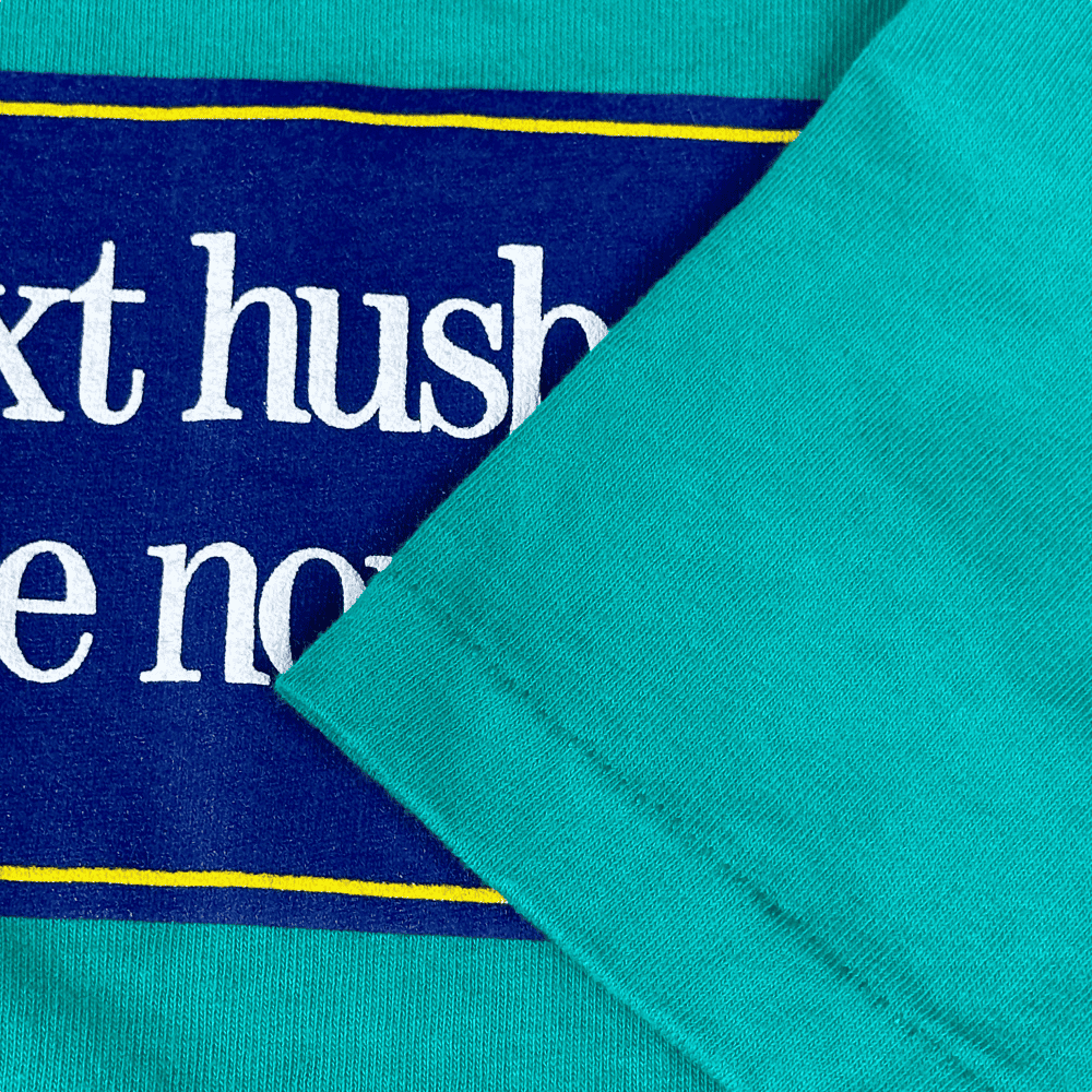 Vintage 80s My Next Husband Will Be Normal T-Shirt LARGE