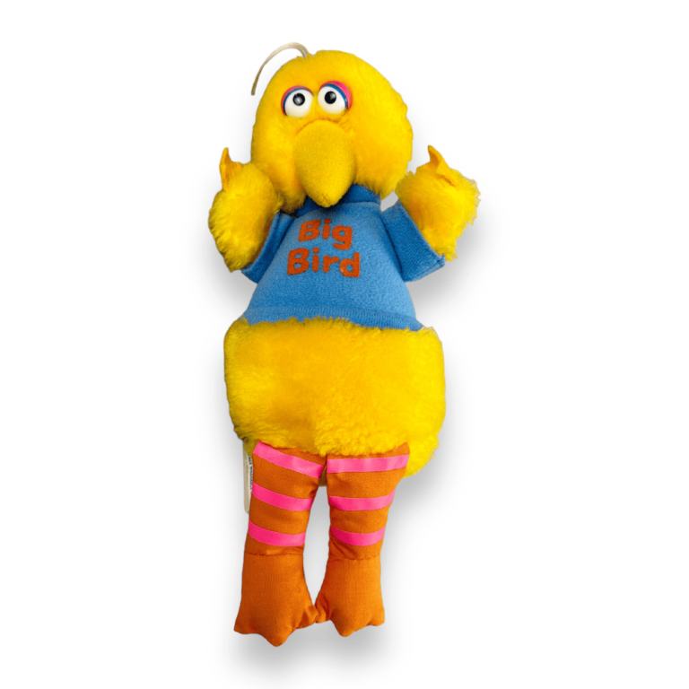 Vintage 80s Big Bird Sesame Street Plush Toy
