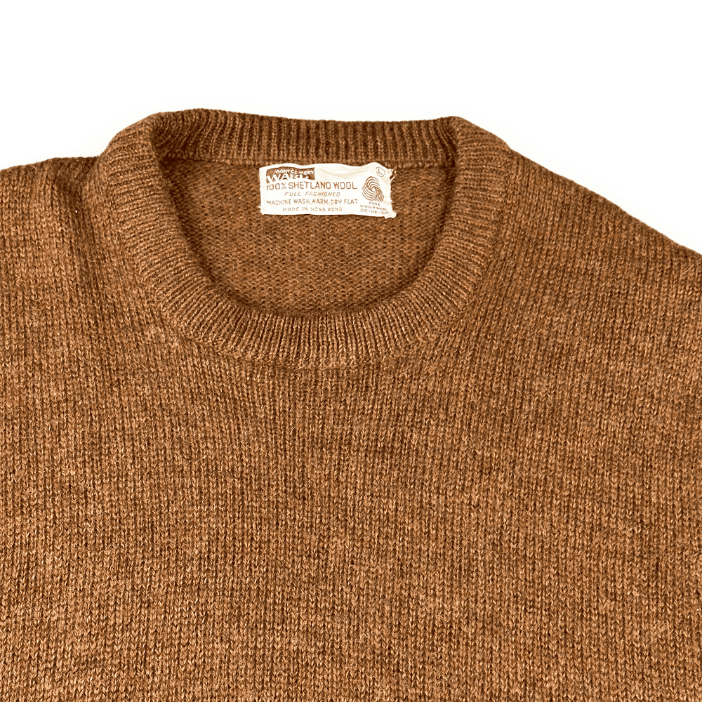 Vintage 60s Montgomery Ward Brown Sweater Vest SMALL