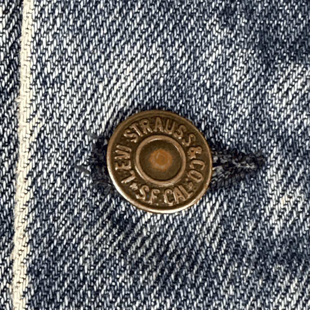 Vintage 80s Levi's Denim Trucker Jean Jacket MEDIUM