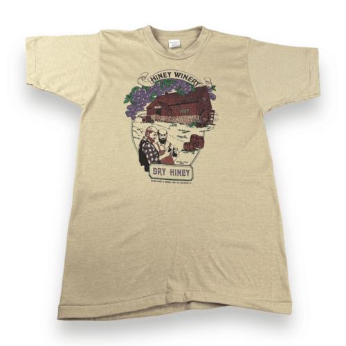 Vintage 80s Hiney Winery Dry Hiney Wine T-Shirt XS