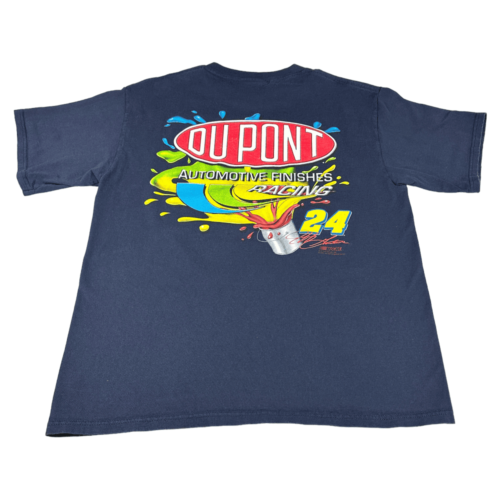 Vintage Y2K Jeff Gordon DuPont Racing NASCAR T-Shirt LARGE