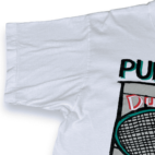 Vintage 90s Dunlop Super Long Tennis Racquets T-Shirt LARGE