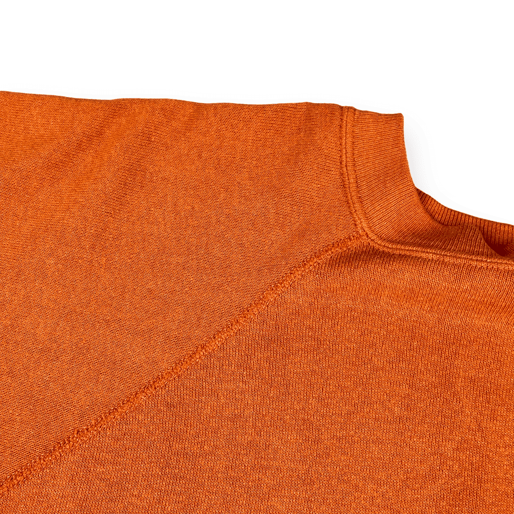Vintage 80s Burnt Orange Raglan Sweatshirt MEDIUM