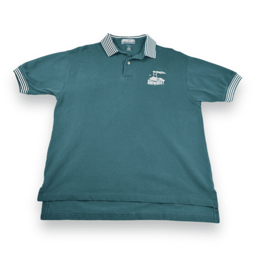 Vintage 90s Showboat Steamboat Polo Shirt MEDIUM