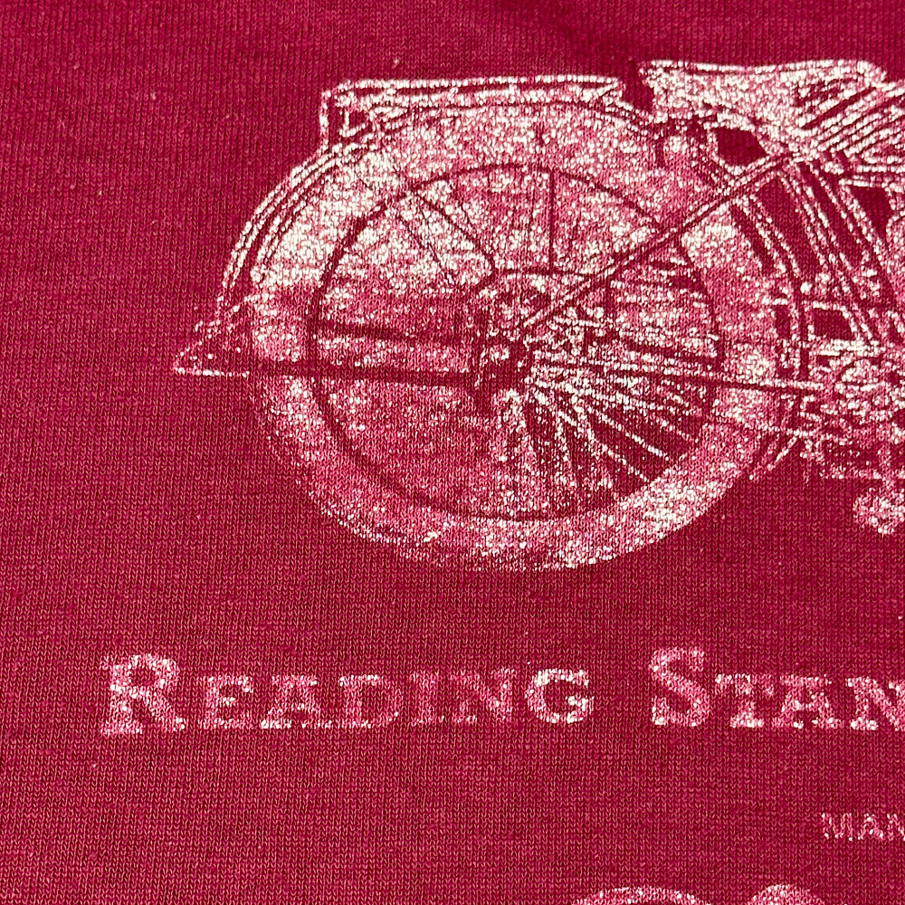 Vintage 80s Reading Standard Company Motorcycle Club T-Shirt LARGE