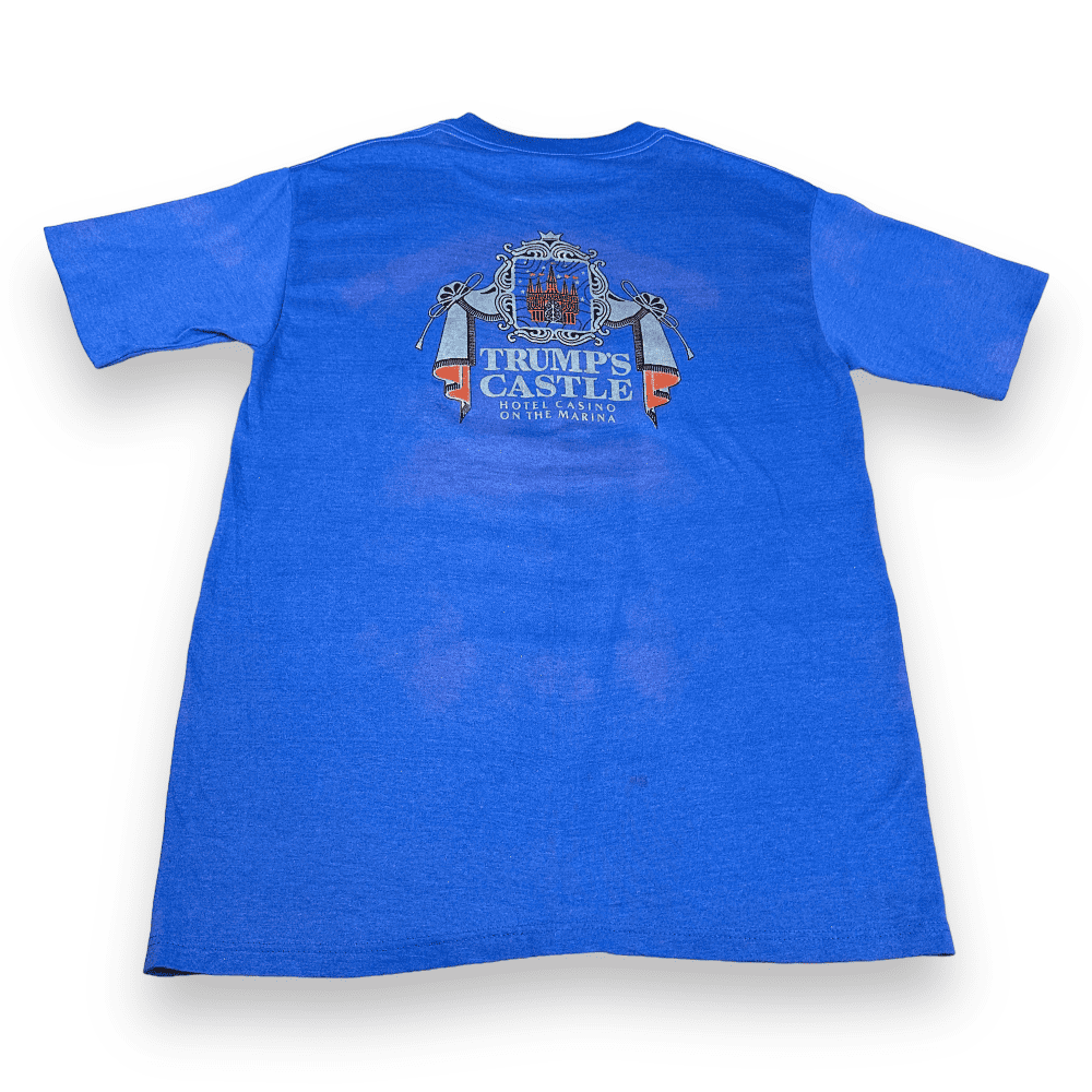 Vintage 80s Trump's Castle Hotel Casino Atlantic City T-Shirt MEDIUM